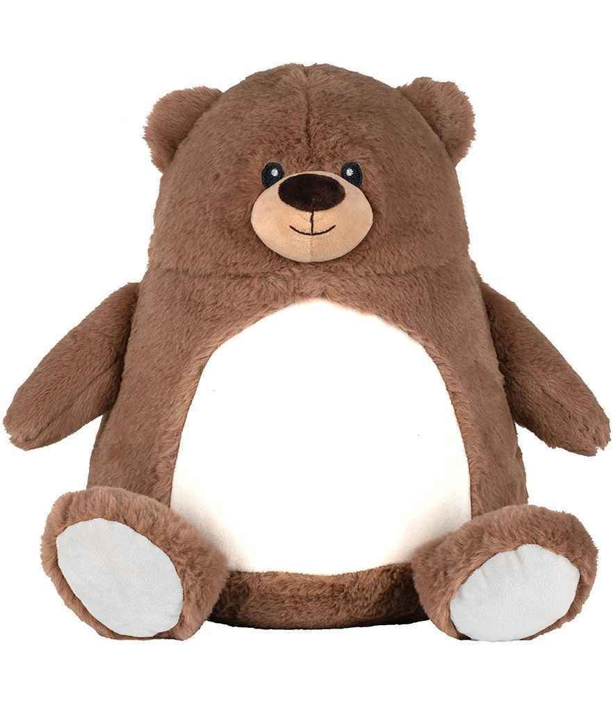 Mumbles Zippie Brown Bear – Soft Plush Photo Gift