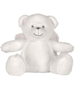 Mumbles Printme Mini Animals - Soft Plush Mini Toys for Personalised Gifts White Angel Bear M