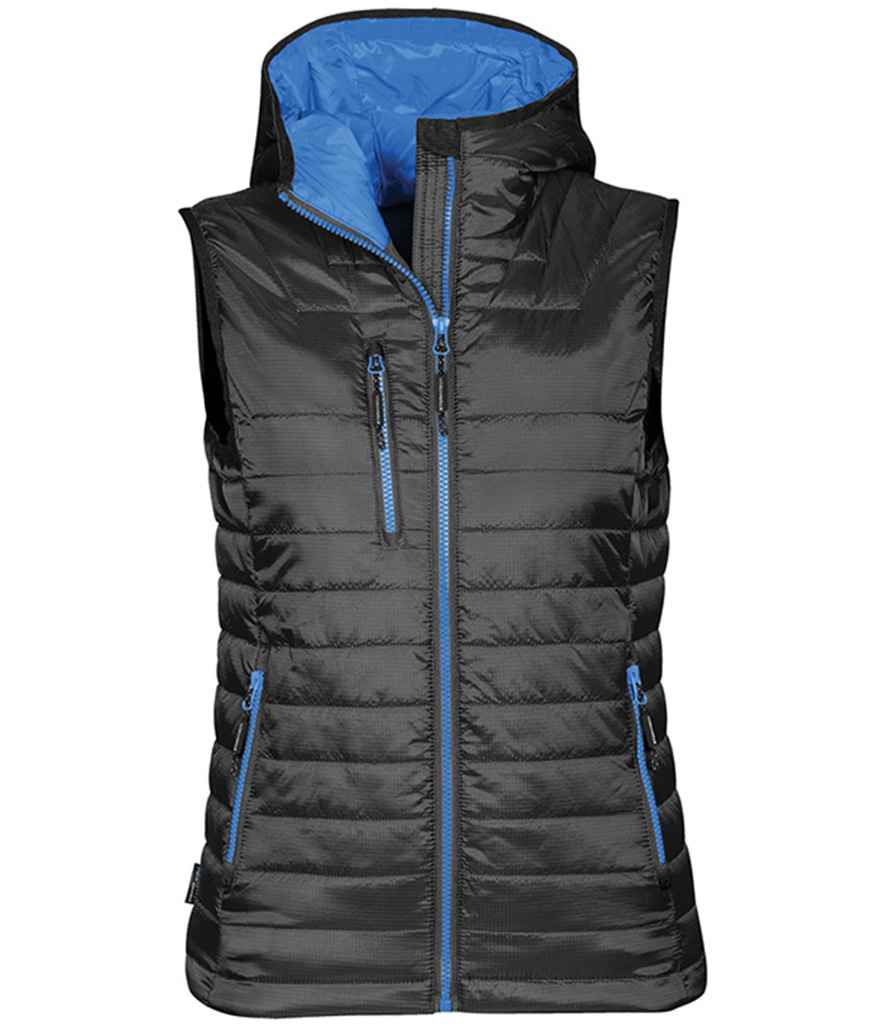 Stormtech Ladies Gravity Bodywarmer – Lightweight, Thermal Outdoor Gilet Black/Marine Blue XXL