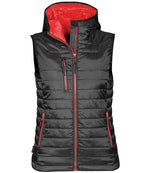 Stormtech Ladies Gravity Bodywarmer – Lightweight, Thermal Outdoor Gilet Black/True Red XXL