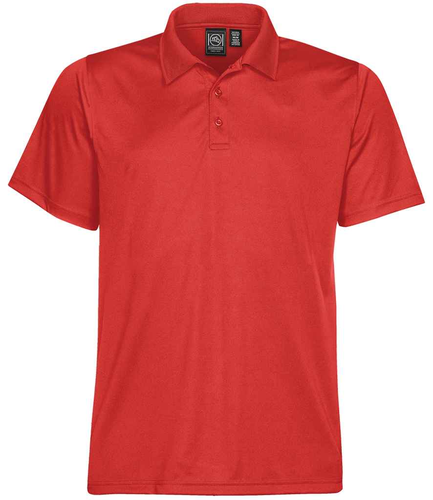 Stormtech Eclipse H2X-DRY Piqué Polo Shirt – Breathable Performance Polo Bright Red 3XL