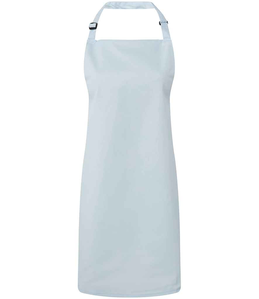 Premier Colours Bib Apron - Durable and Adjustable Apron for Hospitality and Catering Light Blue ONE