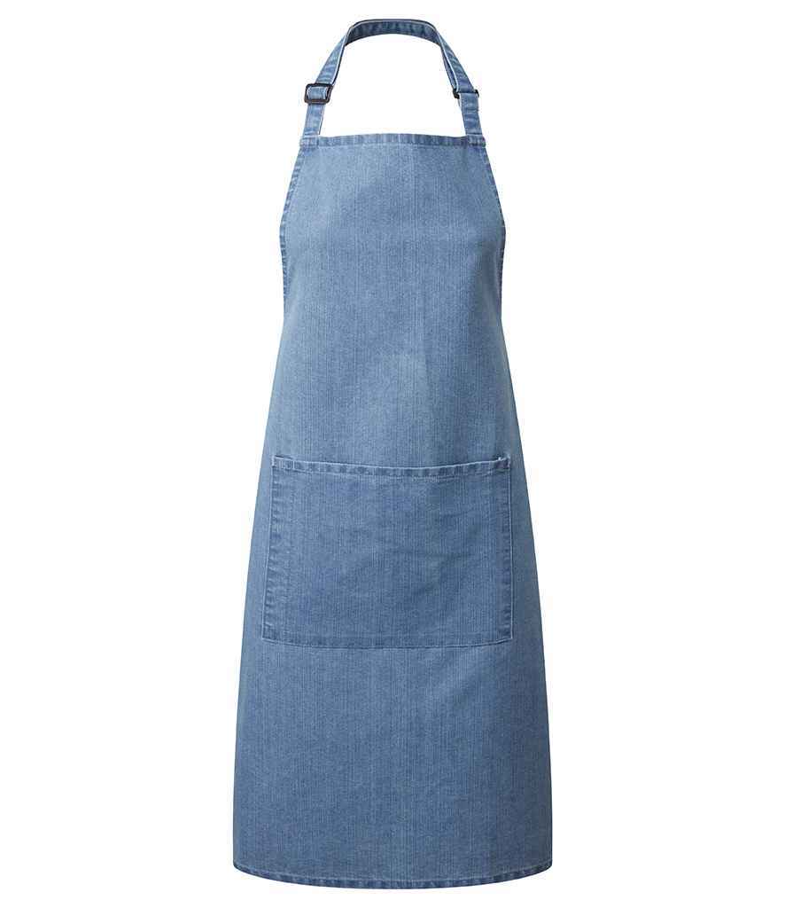 Premier Colours Bib Apron with Pocket – Durable and Practical Apron for Hospitality and Catering