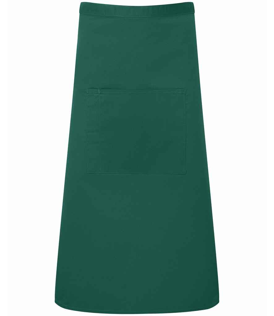 Premier Colours Bar Apron - Durable Hospitality Apron by Premier Bottle Green ONE