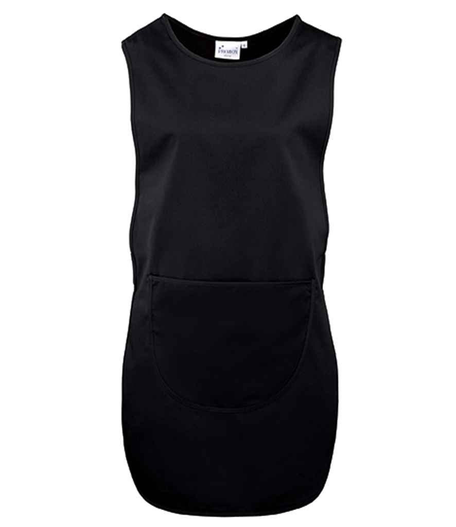 Premier Long Pocket Tabard | Durable Healthcare & Catering Tabard Black XL