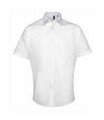 Premier Supreme Short Sleeve Poplin Shirt – Comfortable and Professional Workwear White 19