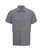 Premier Gingham Short Sleeve Shirt – Quality Workwear from Fou Tees Ireland