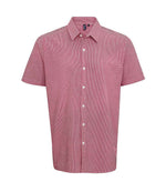 Premier Gingham Short Sleeve Shirt – Quality Workwear from Fou Tees Ireland