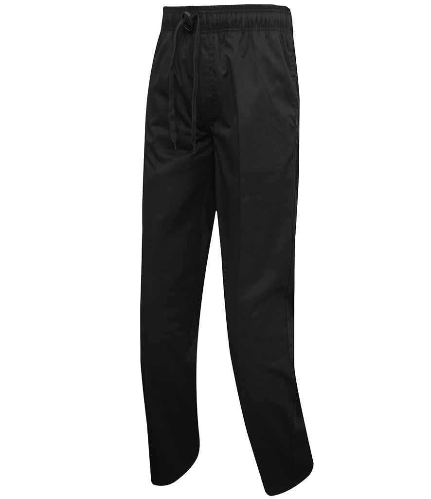 Premier Select Slim Leg Chef's Trousers for Hospitality & Catering | Fou Tees Ireland Black XXL