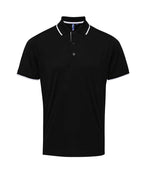 Premier Contrast Coolchecker Piqué Polo Shirt – Premier Polo Shirts Ireland Black/White 4XL
