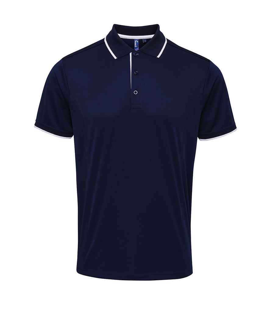 Premier Contrast Coolchecker Piqué Polo Shirt – Premier Polo Shirts Ireland Navy/White 4XL