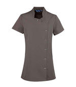 Premier Ladies Orchid Tunic - Premier Ladies Orchid Short Sleeve Tunic Dark Grey 24