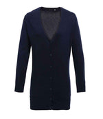 Premier Ladies Longline V Neck Cardigan – Stylish and Comfortable Knitwear