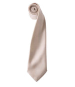 Premier Colours Satin Tie - Stylish Workwear Accessory from Fou Tees Ireland Natural ONE