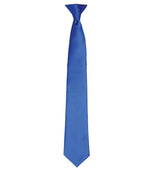 Premier Colours Satin Clip Tie – Classic Workwear Accessory Royal Blue ONE