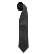 Premier Colours Fashion Tie - Stylish Workwear Accessory from Fou Tees Ireland Black ONE