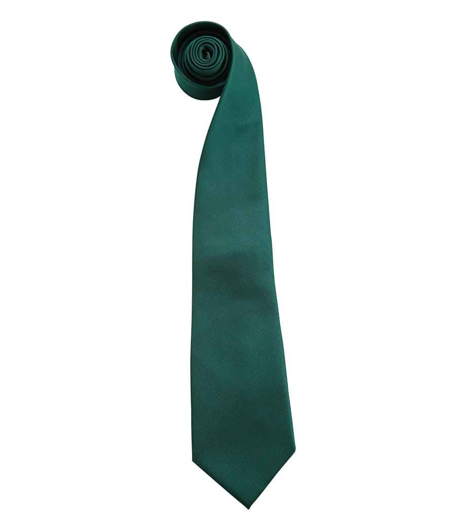 Premier Colours Fashion Tie - Stylish Workwear Accessory from Fou Tees Ireland Bottle Green ONE