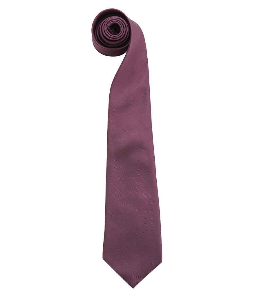 Premier Colours Fashion Tie - Stylish Workwear Accessory from Fou Tees Ireland Purple ONE