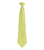 Premier Colours Fashion Clip Tie – Stylish and Practical Workwear Accessory Lime Green ONE