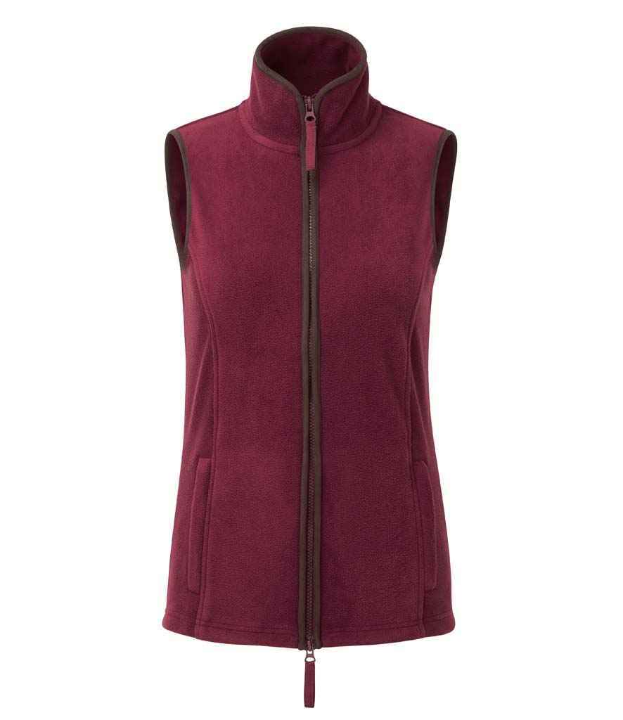 Premier Ladies Artisan Fleece Gilet for Comfortable Outdoor Wear | Fou Tees Ireland