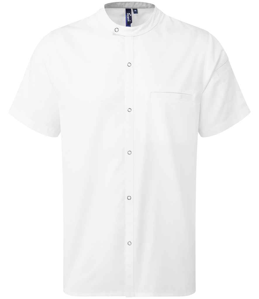Premier Recyclight Short Sleeve Chef's Shirt – Sustainable Hospitality Wear White 3XL