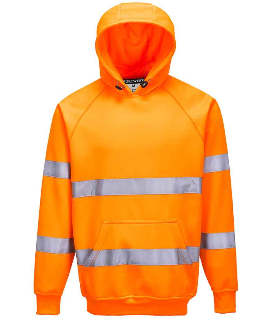 Portwest Hi-Vis Hoodie – Reliable High Visibility Workwear Orange 3XL