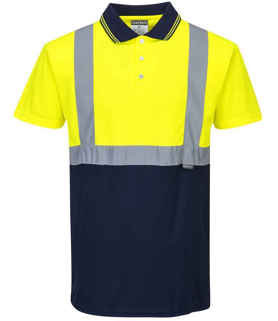 Portwest Hi-Vis Two Tone Polo Shirt – Durable Safety Workwear