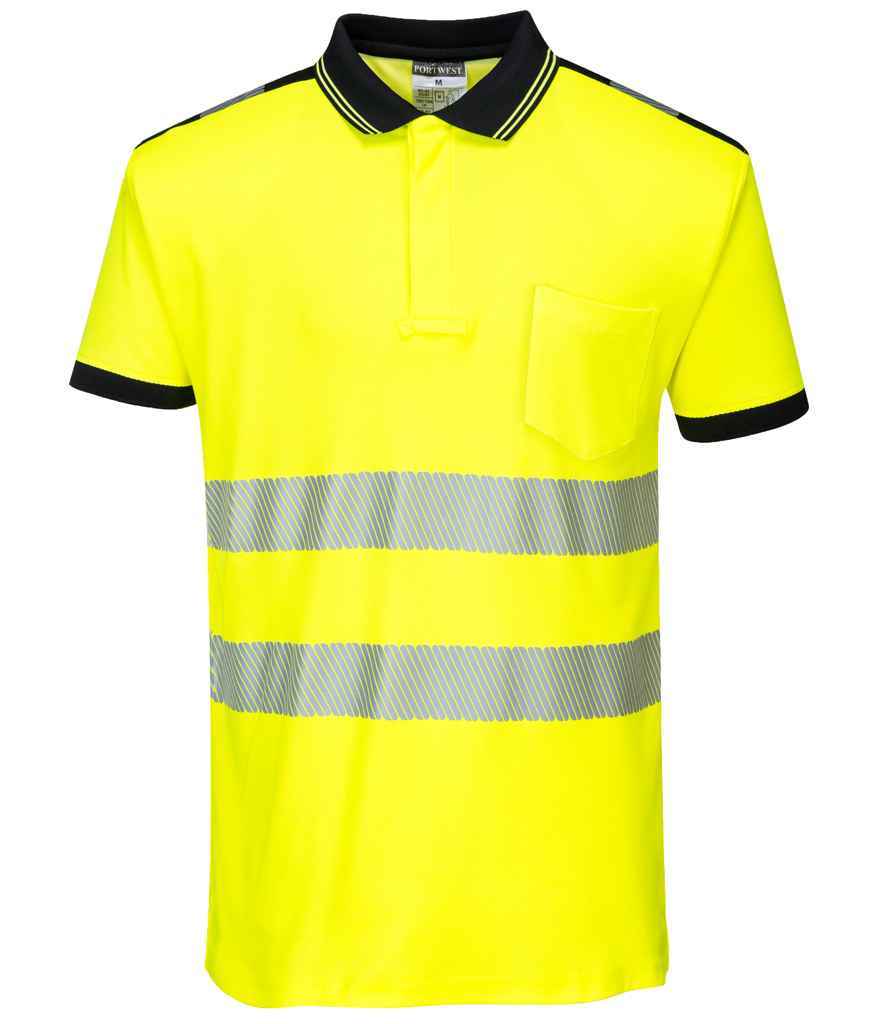 Portwest PW3 Hi-Vis Polo Shirt for Bulk Orders | Fou Tees Ireland