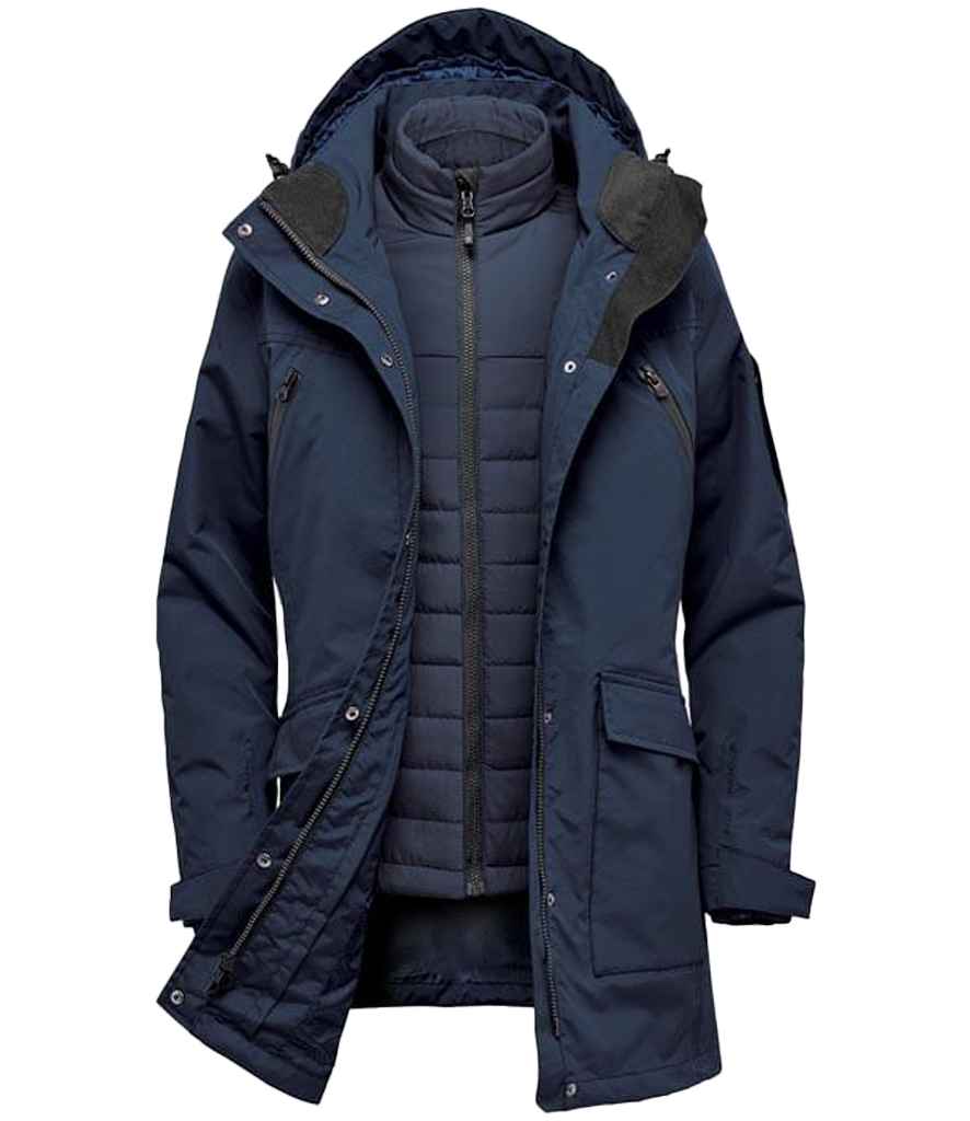 Stormtech Ladies Fairbanks 5-in-1 System Jacket – Durable Outdoor Wear from Fou Tees Ireland Navy XXL