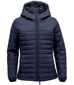 Stormtech Ladies Nautilus Quilted Hooded Jacket – Warm and Stylish Outerwear Navy XXL