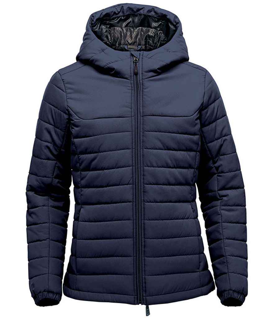 Stormtech Ladies Nautilus Quilted Hooded Jacket – Warm and Stylish Outerwear Navy XXL