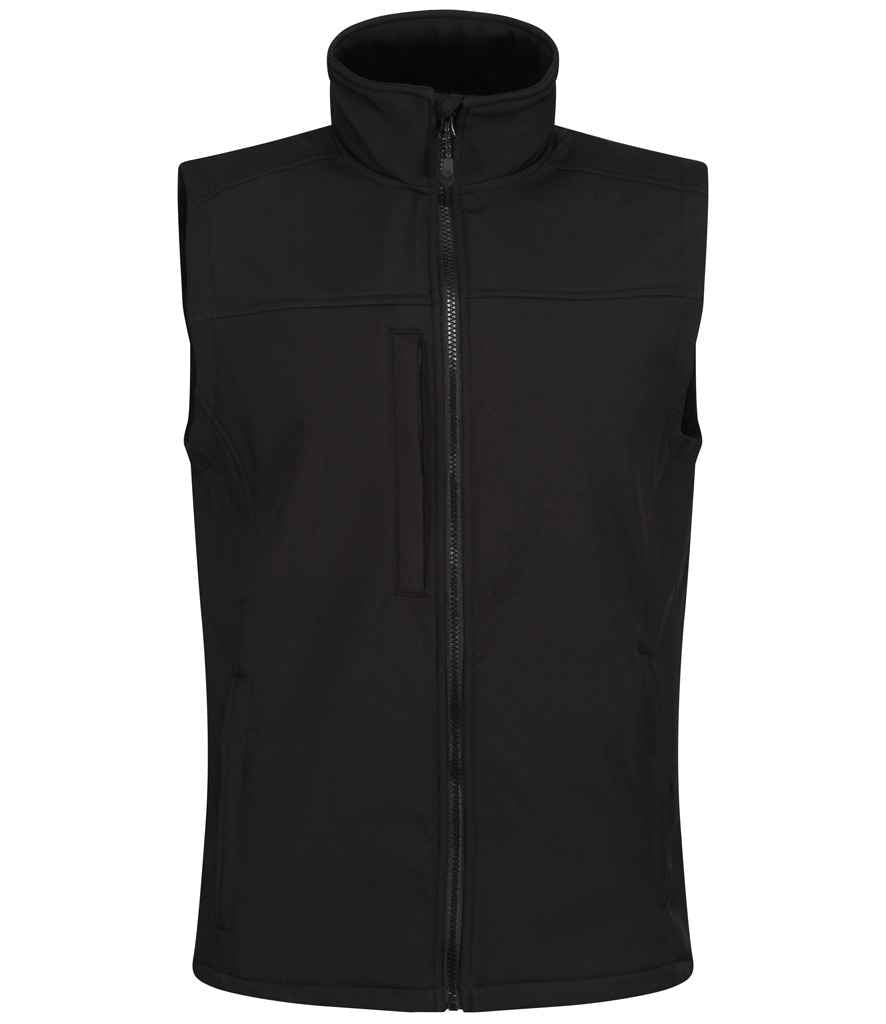 Regatta Flux Soft Shell Bodywarmer by Regatta Professional - Lightweight, Durable & Eco-Friendly Black/Black 3XL