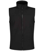 Regatta Flux Soft Shell Bodywarmer by Regatta Professional - Lightweight, Durable & Eco-Friendly Black/Black 3XL