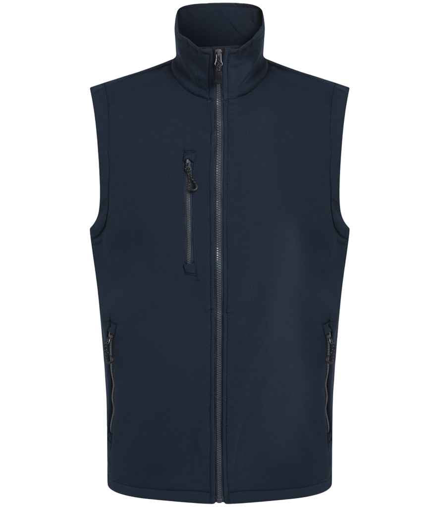 Regatta Navigate Two Layer Soft Shell Bodywarmer - Practical and Sustainable Workwear Navy/Seal Grey 3XL