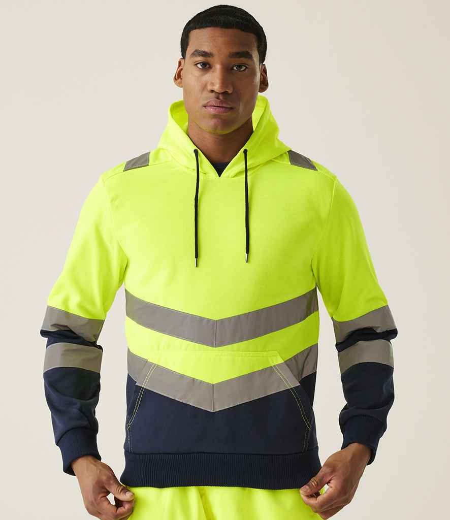 Regatta High Visibility Pro Overhead Hoodie – Reliable Safety Wear for Irish Businesses
