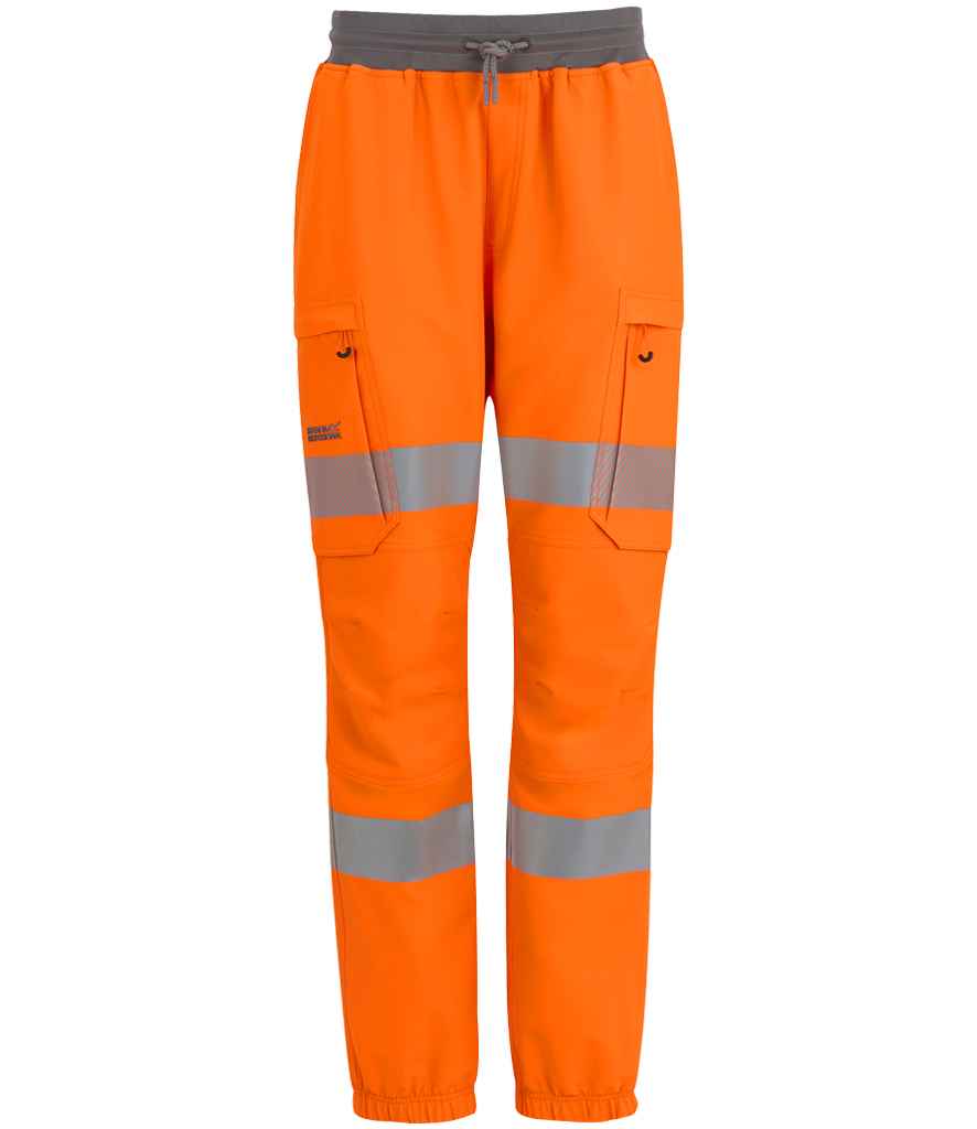 Regatta High Visibility Prolite Stretch Jog Pants Orange 4XL