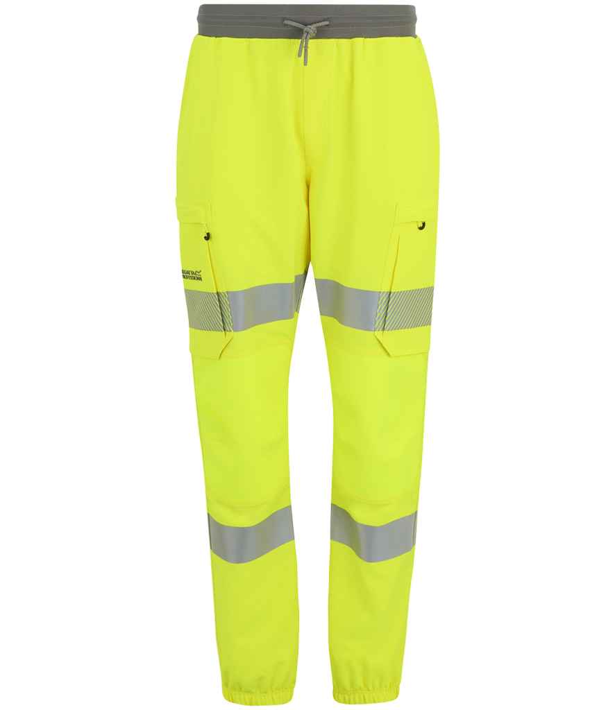 Regatta High Visibility Prolite Stretch Jog Pants Yellow 4XL