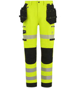 Regatta High Visibility Infiltrate Stretch Holster Trousers Yellow/Black 46/R