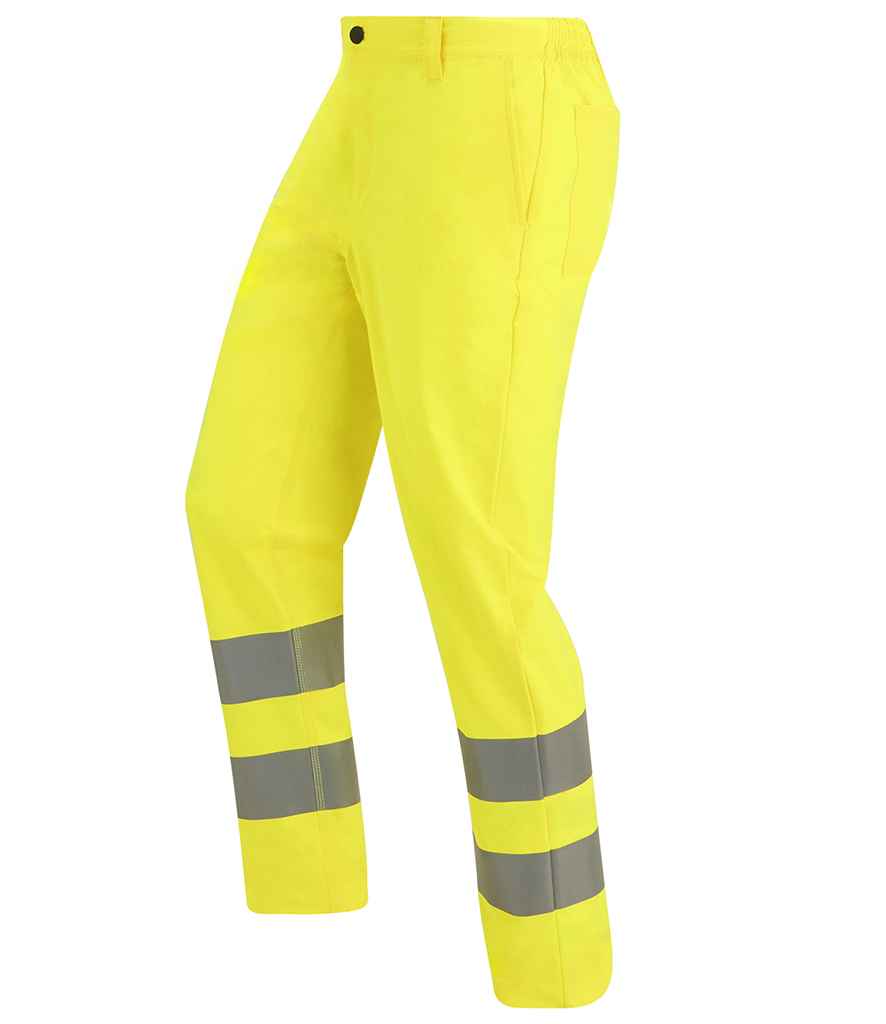 Regatta High Visibility Pro Contract Stretch Action Trousers Yellow 46