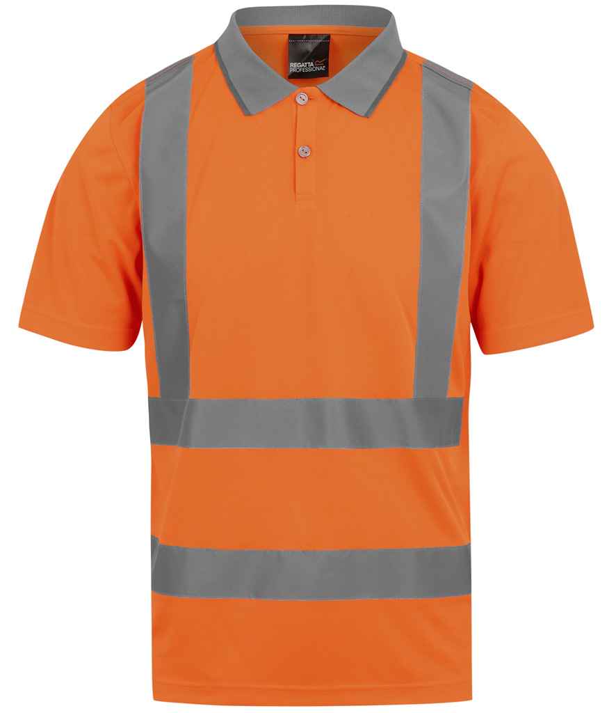 Regatta High Visibility Pro Contract Polo Shirt Orange 4XL