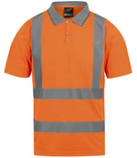 Regatta High Visibility Pro Contract Polo Shirt Orange 4XL