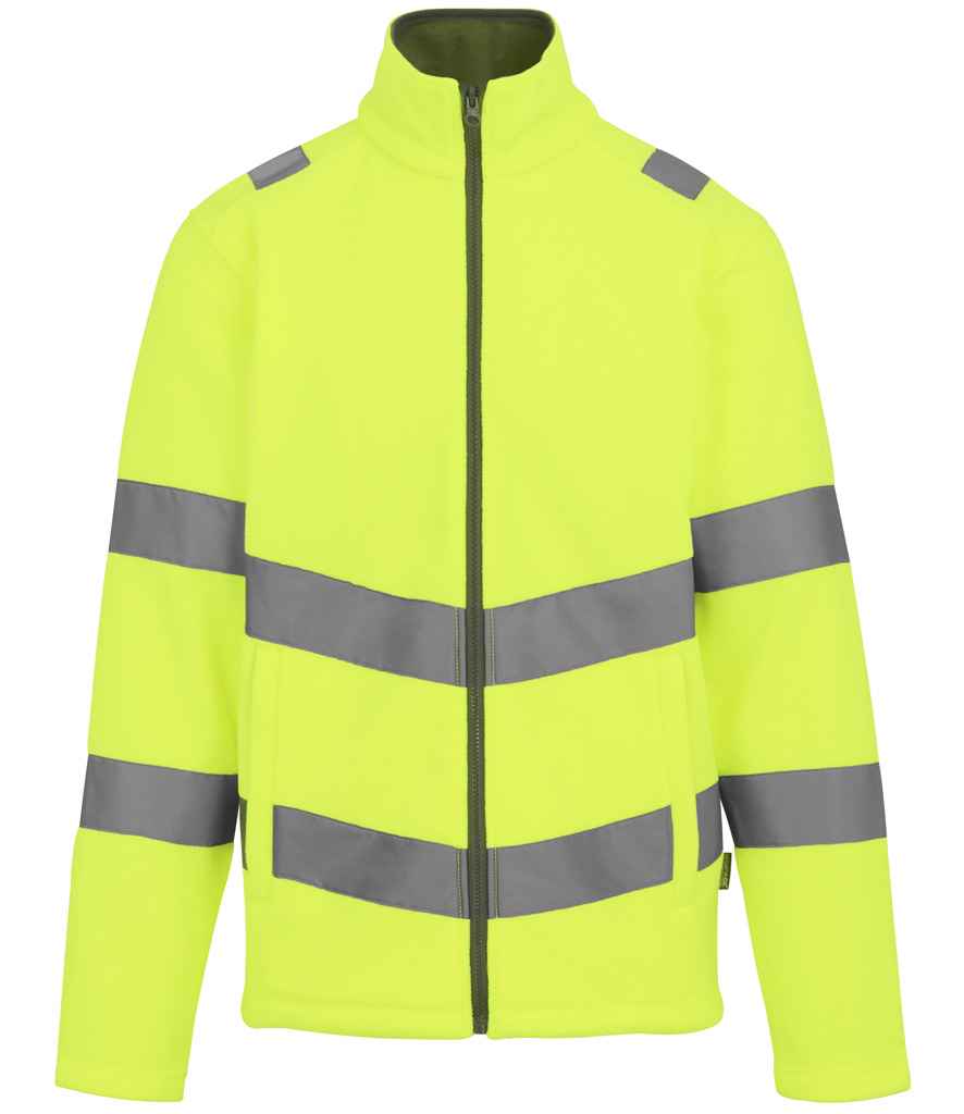 Regatta High Visibility Pro Contract Thor Fleece Jacket Yellow 4XL
