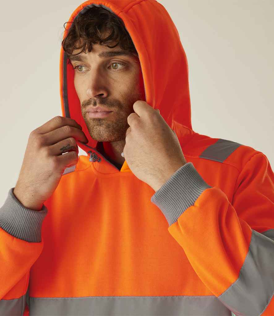 Regatta High Visibility Pro Contract Hoodie – Durable Safetywear from Fou Tees Ireland