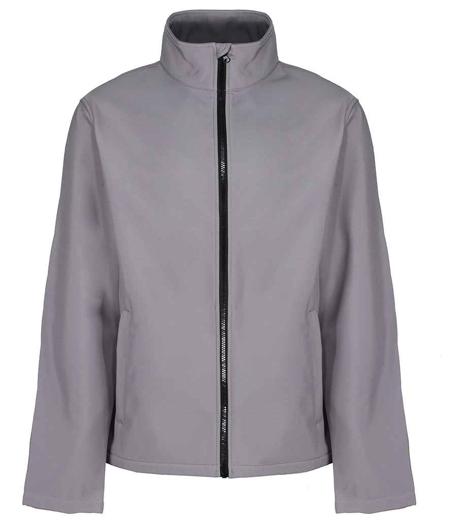 Regatta Ablaze Printable Soft Shell Jacket – Durable and Customisable Outerwear Rock Grey/Black 3XL