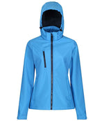 Ladies Soft Shell Jacket - Regatta Ladies Venturer Three Layer Hooded Soft Shell Jacket