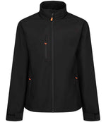 heating soft shell jacket - Regatta Thermogen Powercell 5000 Heated Soft Shell Jacket Black/Magma Orange 3XL