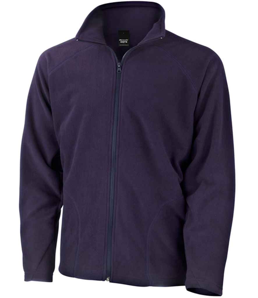 Result Core Micro Fleece Jacket – Warm and Practical Outerwear from Fou Tees Ireland Navy 3XL