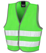 Result Core Kids Enhanced Vis Vest – Reliable Safety Wear for Children Lime Green L