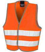 Result Core Kids Hi-Vis Safety Vest for Schools and Events Fluorescent Orange 4-6