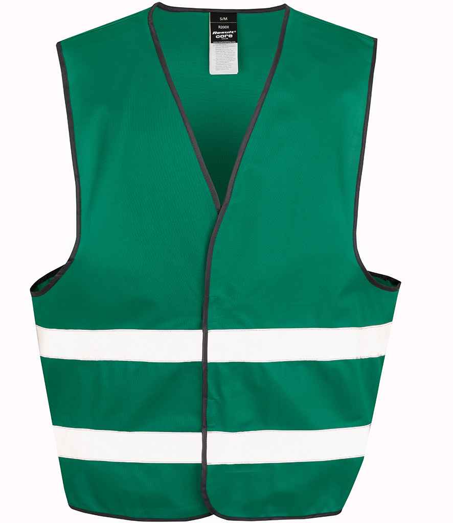 Result Core Enhanced Vis Vest – Reliable Hi-Vis Safety Wear Paramedic Green 2X3X